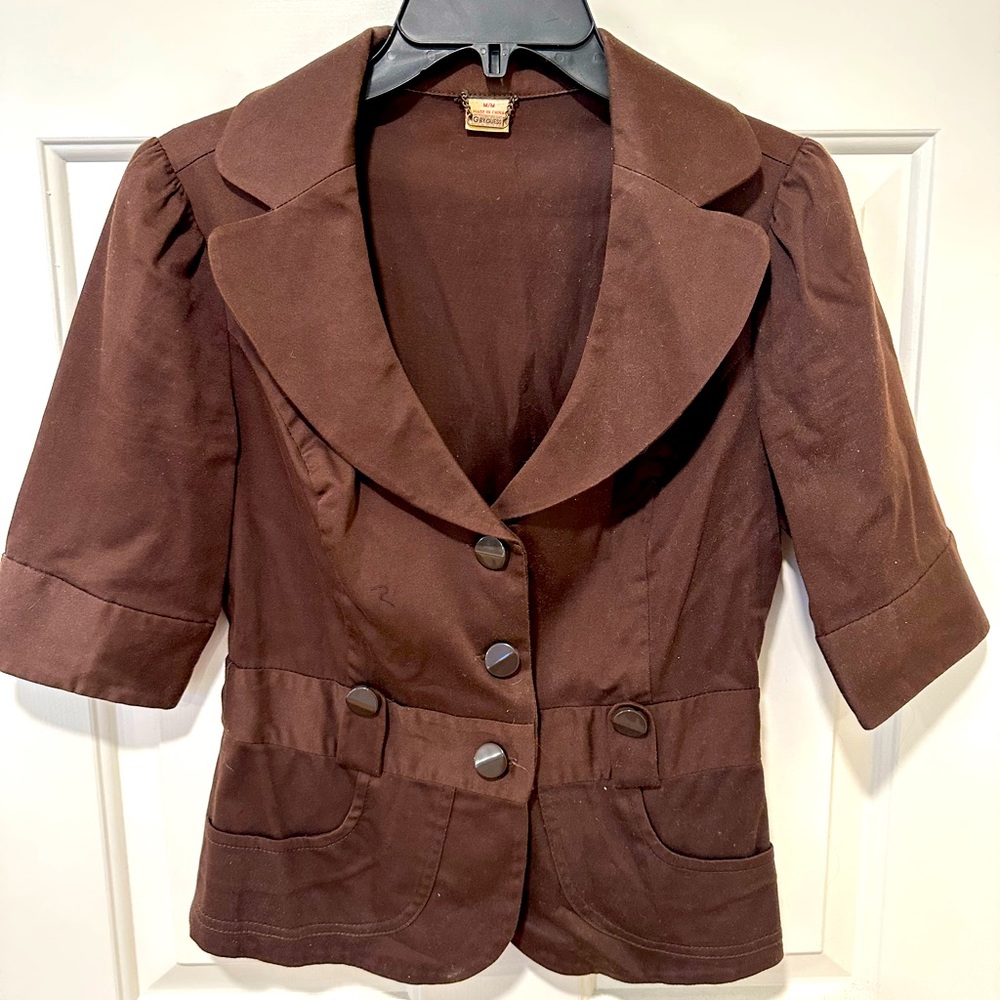 G by Guess brown blazer/jacket, M
